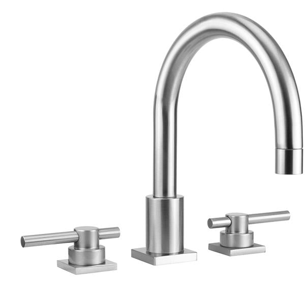 Jaclo - Contempo Uptown Roman Tub Set with Contempo Peg Lever Handles - Square Escutcheons