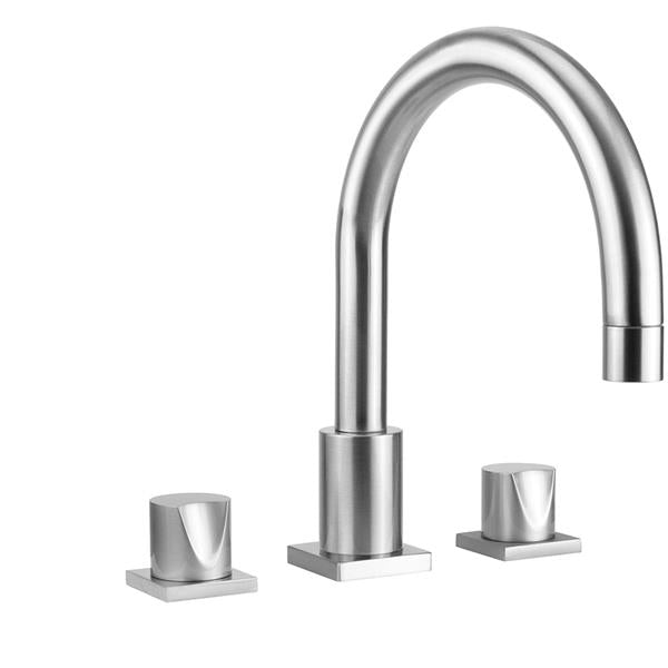 Jaclo - Contempo Uptown Roman Tub Set with Thumb Control Handles - Square Escutcheons