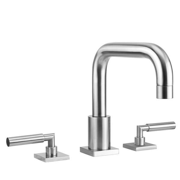Jaclo - Contempo Downtown Roman Tub Set with Hub Base Lever Handles and Square Escutcheons