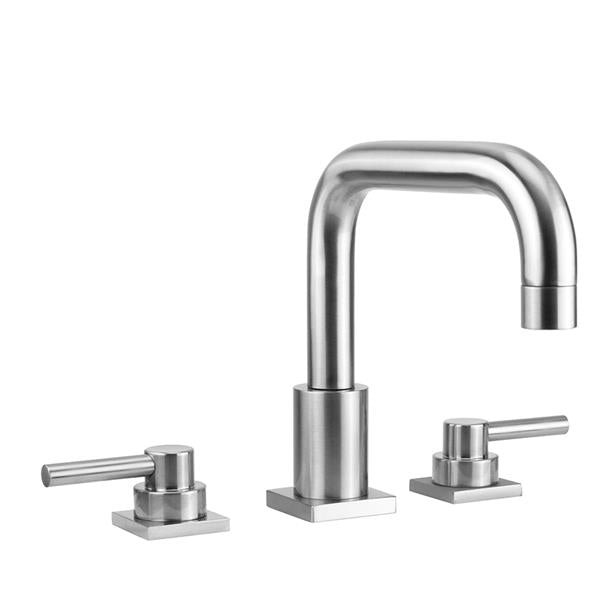 Jaclo - Contempo Downtown Roman Tub Set with Low Contempo Lever Handles and Square Escutcheons