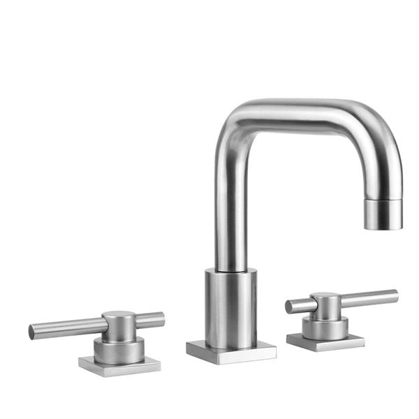 Jaclo - Contempo Downtown Roman Tub Set with Peg Lever Handles and Square Escutcheons