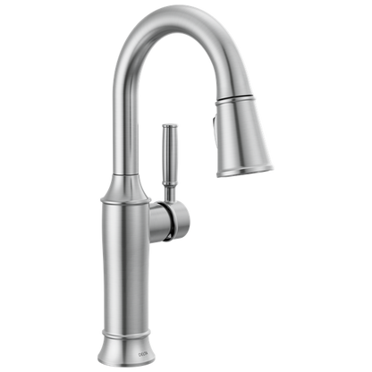 Delta - Renaldi Single Handle Pull-Down Bar / Prep Faucet