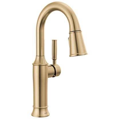 Delta - Renaldi Single Handle Pull-Down Bar / Prep Faucet