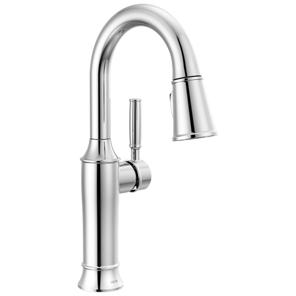 Delta - Renaldi Single Handle Pull-Down Bar / Prep Faucet