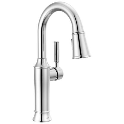 Delta - Renaldi Single Handle Pull-Down Bar / Prep Faucet
