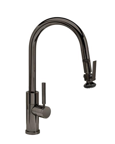 Waterstone - Modern Prep Size Plp Pulldown Faucet - Lever Sprayer - Angled Spout