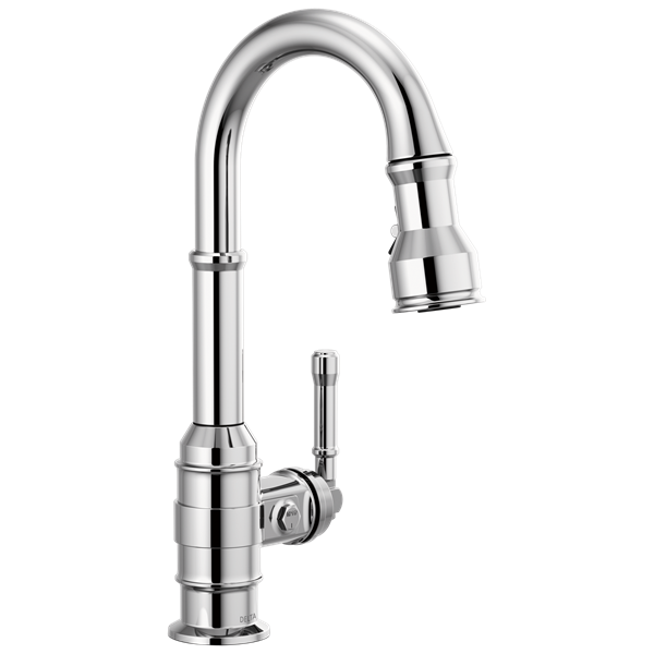 Delta - Broderick Single Handle Pull-Down Bar/Prep Faucet