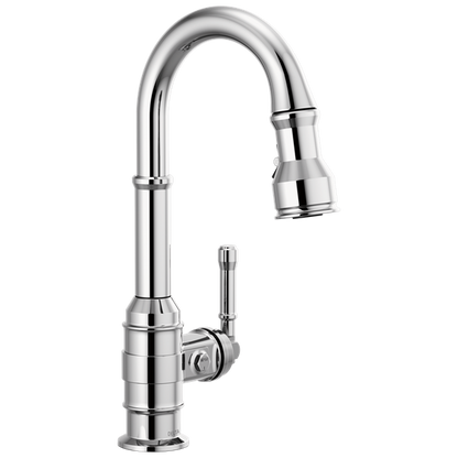 Delta - Broderick Single Handle Pull-Down Bar/Prep Faucet