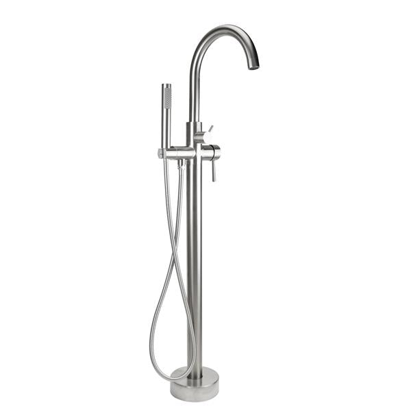 Jaclo - Uptown Contempo Freestanding Tub Filler with Handshower & Handshower Hose