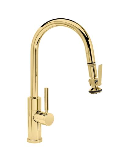 Waterstone - Modern Prep Size Plp Pulldown Faucet - Lever Sprayer - Angled Spout
