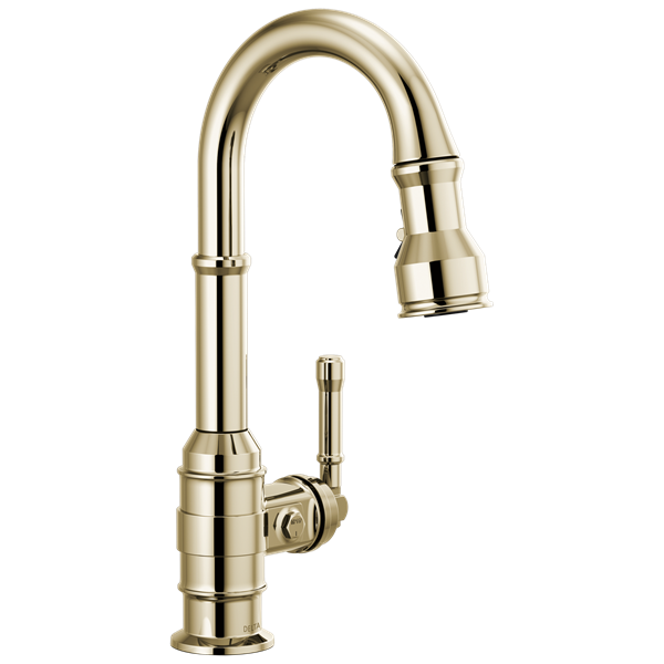Delta - Broderick Single Handle Pull-Down Bar/Prep Faucet