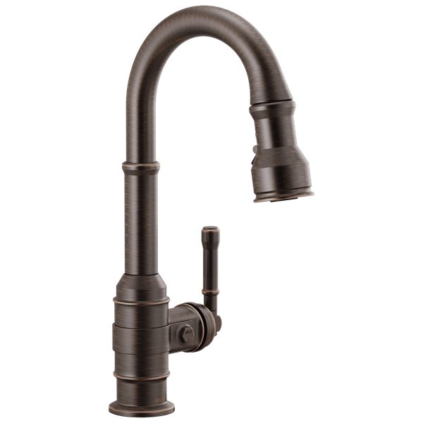 Delta - Broderick Single Handle Pull-Down Bar/Prep Faucet