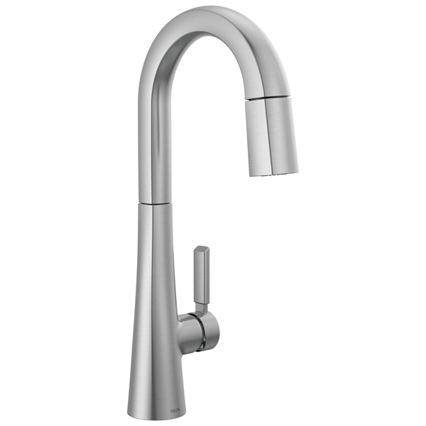 Delta - Monrovia Single Handle Pull-Down Bar / Prep Faucet