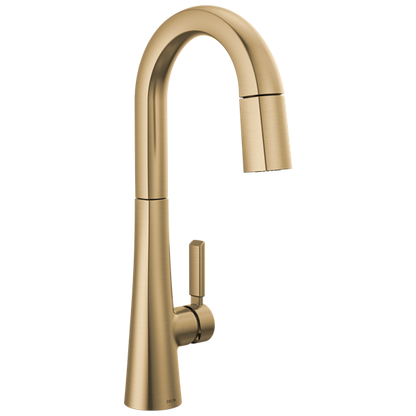 Delta - Monrovia Single Handle Pull-Down Bar / Prep Faucet