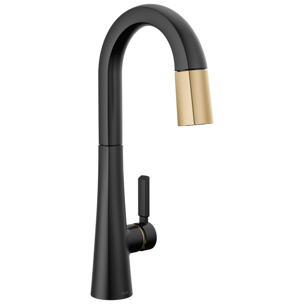 Delta - Monrovia Single Handle Pull-Down Bar / Prep Faucet