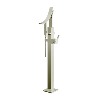 Santec - Ava Trim - Floor Mount Tub Filler With Hand Shower