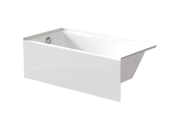 Roca Bath - Vythos Skirted Acrylic Alcove Bathtub 60 x 30 Inch - White