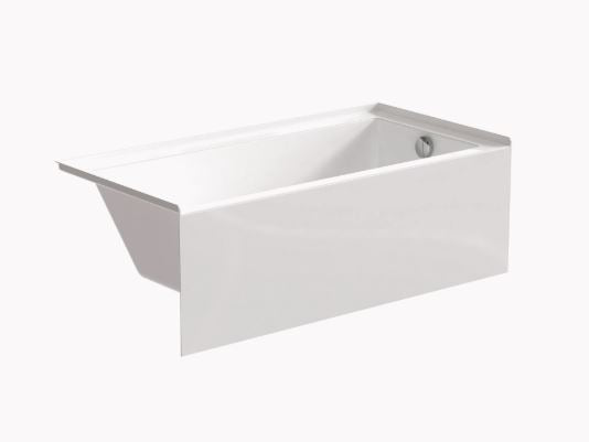 Roca Bath - Vythos Skirted Acrylic Alcove Bathtub 66 x 32 Inch - White