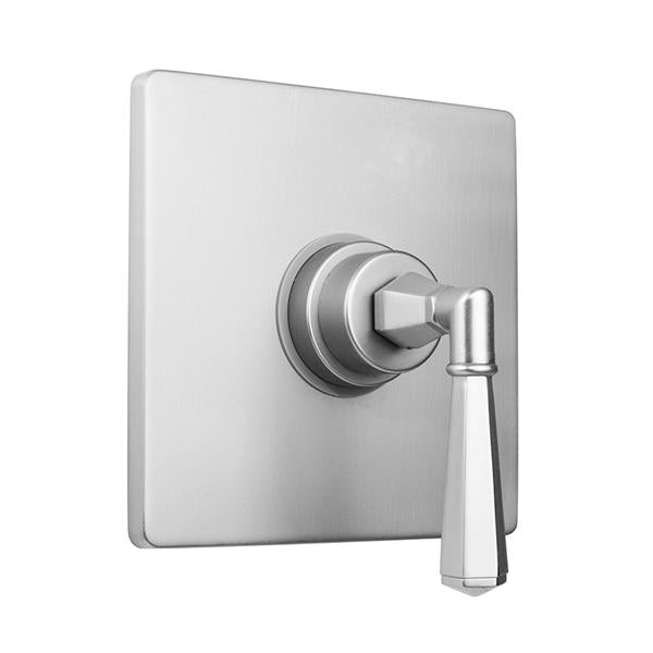 Jaclo - Square Plate With Hex Lever Trim For Pressure Balance Cycling Valve (J-CSV)