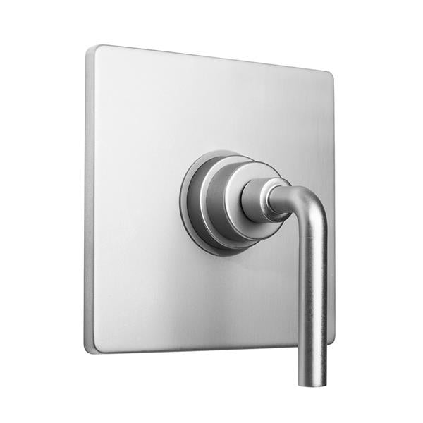 Jaclo - Square Plate With Contempo Slim Lever Trim For Pressure Balance Cycling Valve (J-CSV)