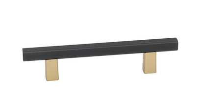 Alno - Quadrato 4 Inch Pull Smooth Bar