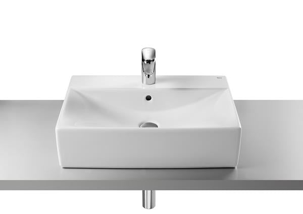 Roca Bath - Diverta Wall-Hung/Vessel Sink 19 Inch - Glossy White