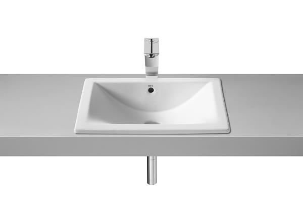 Roca Bath - Diverta Undermount Sink 17 Inch - Glossy White