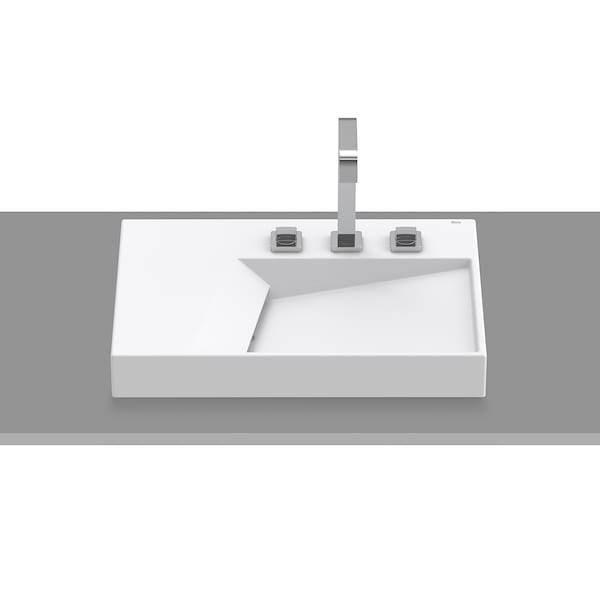 Roca Bath - Horizon Geometric Vessel Sink 24 Inch