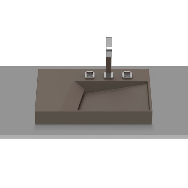 Roca Bath - Horizon Geometric Vessel Sink 24 Inch