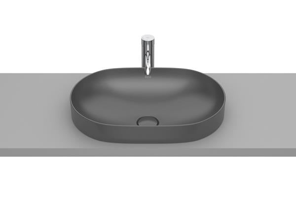 Roca Bath - Inspira Fineceramic Round Drop-In Sink 22 Inch