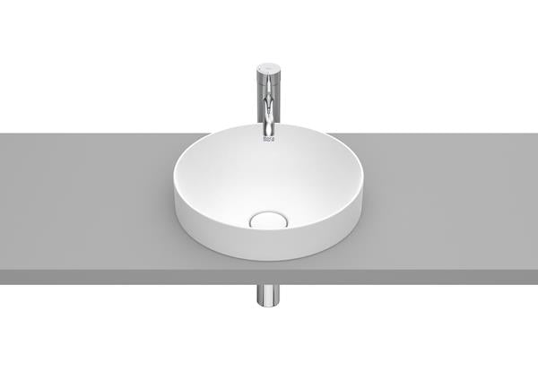 Roca Bath - Inspira Fineceramic Round Drop-In Sink 15 Inch