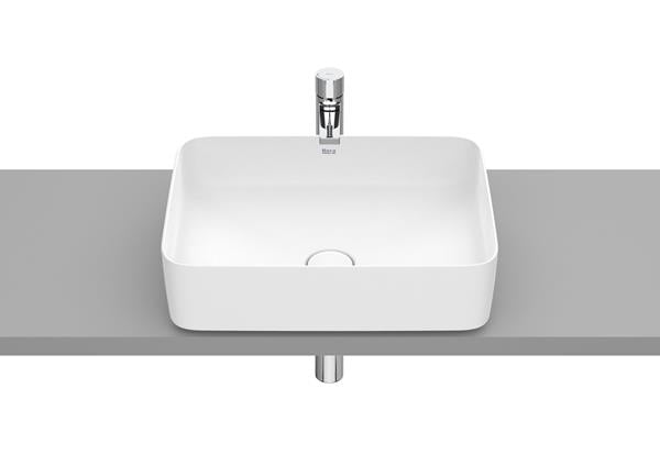 Roca Bath - Inspira Fineceramic Square Vessel Sink 20 Inch