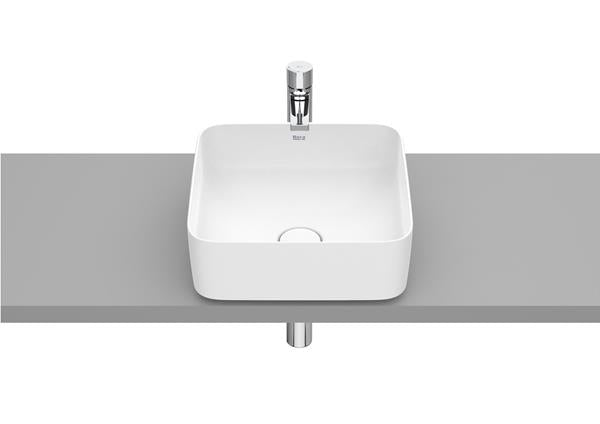 Roca Bath - Inspira Fineceramic Square Vessel Sink 15 Inch