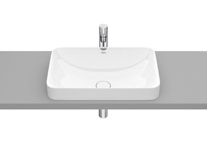 Roca Bath - Inspira Fineceramic Square Drop-In Sink 22 Inch