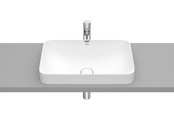 Roca Bath - Inspira Fineceramic Square Drop-In Sink 22 Inch