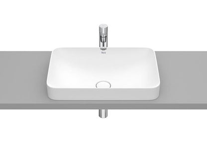 Roca Bath - Inspira Fineceramic Square Drop-In Sink 22 Inch