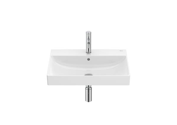 Roca Bath - Ona Fineceramic Wall-Hung/Vanity Sink 24 Inch - Glossy White