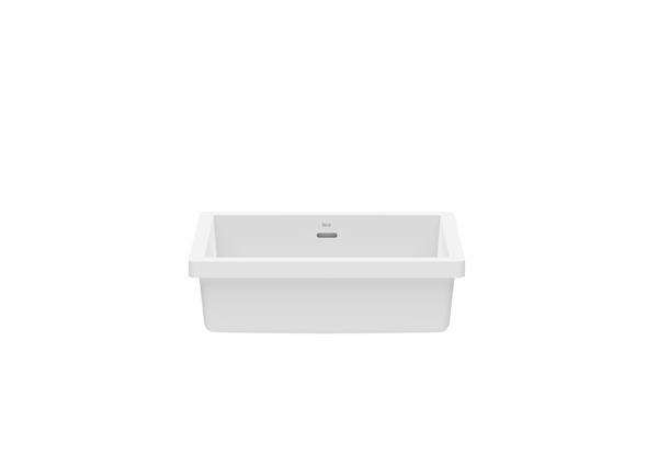 Roca Bath - Sofia & Berna Vitreous China Undermount Washbasin For Maris Countertop - Glossy White
