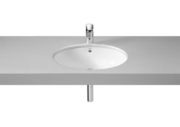 Roca Bath - Sofia & Berna Oval Undermount Sink 22 Inch - Glossy White