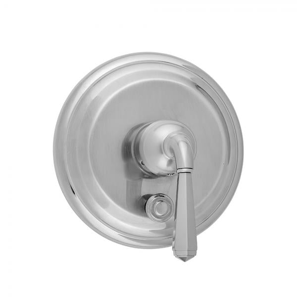 Jaclo - Round Step Plate With Hex Lever Trim For Pressure Balance Valve With Built-in Diverter (J-DIV-PBV)