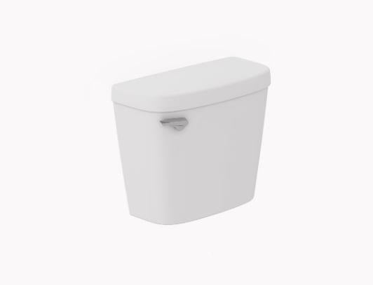 Roca Bath - Georgia Single flush toilet tank, left lever - Glossy White