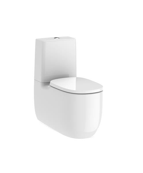 Roca Bath - Beyond Two-Piece Rimless Toilet White