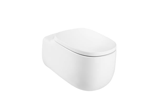 Roca Bath - Beyond Wall-Hung Rimless Toilet White