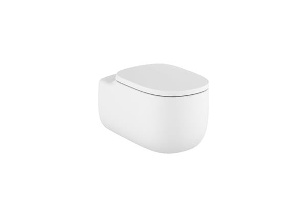 Roca Bath - Beyond Wall-Hung Rimless Toilet White