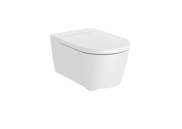 Roca Bath - Inspira Wall-Hung Rimless Toilet White