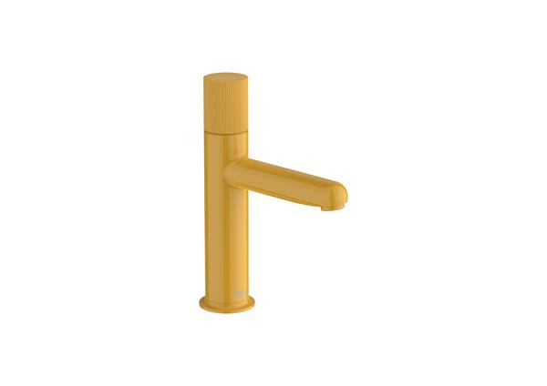 Roca Bath - Nu Basin Faucet Smooth Body And Stripes Handle. S-Size
