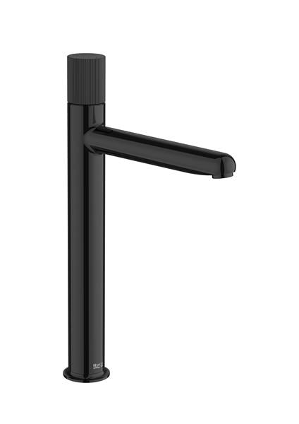 Roca Bath - Nu Basin Faucet Smooth Body And Stripes Handle. Xl-Size