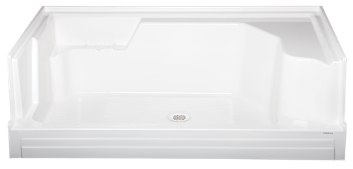 Americh - 60 x 36 Inch Single Threshold W/Right Hand Seat Shower Base