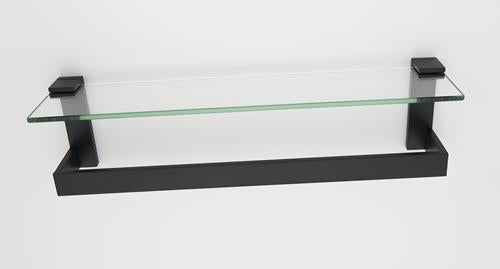 Alno - Linear 24 Inch Glass Shelf With Towel Bar