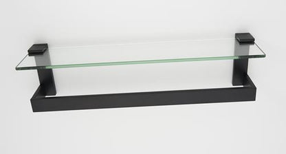 Alno - Linear 24 Inch Glass Shelf With Towel Bar